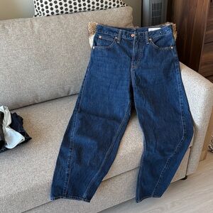 GAP Dark Blue Flare & Wide Leg Jeans